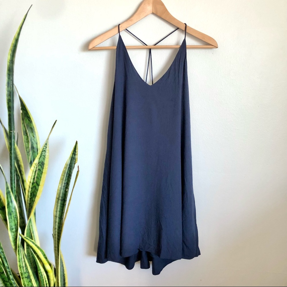 Summer Navy Slip Dress